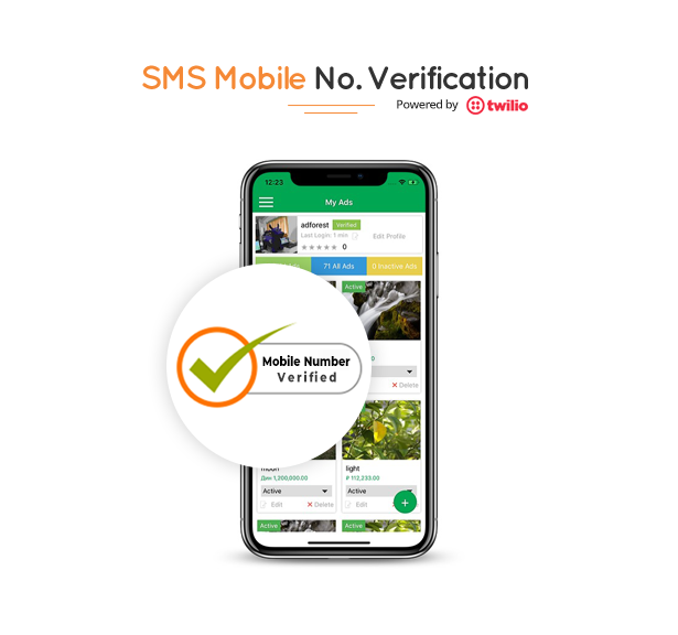 mobile no verification
