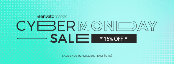 cyber monday sale 15 % off